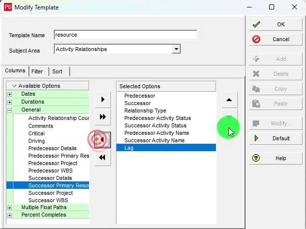 06 Add columns such as predecessor successor relationship type