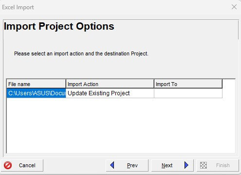 13 Import and update existing project