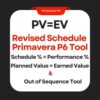 .PV=EV Revised Schedule P6 Tool